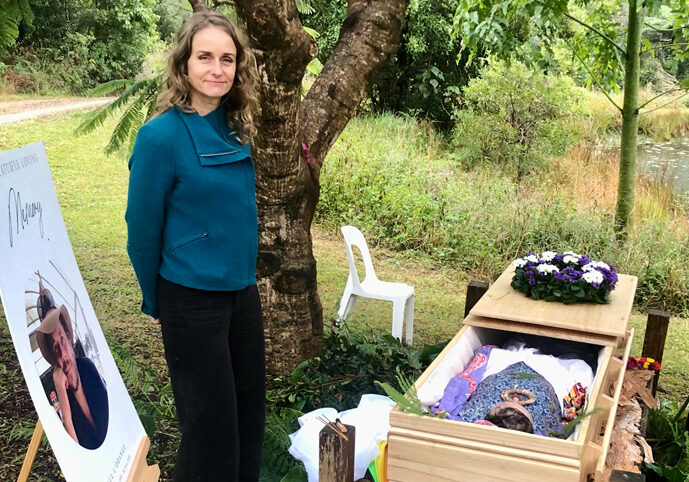 A beautiful and heartfelt funeral ceremony facilitated by Susie Figgis in Byron Bay.
